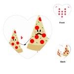 Fathers Day Pizza Playing Cards (Heart)