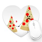 Fathers Day Pizza Heart Mousepad