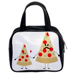 Fathers Day Pizza Classic Handbag (Two Sides)