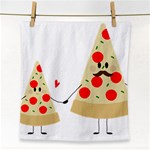 Fathers Day Pizza Face Towel