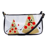 Fathers Day Pizza Shoulder Clutch Bag