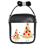 Fathers Day Pizza Girls Sling Bag