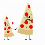 Fathers Day Pizza Large Garden Flag (Two Sides)