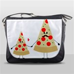 Fathers Day Pizza Messenger Bag