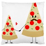 Fathers Day Pizza Large Cushion Case (One Side)