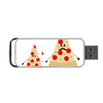 Fathers Day Pizza Portable USB Flash (One Side)