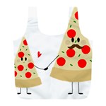 Fathers Day Pizza Full Print Recycle Bag (L)