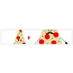 Fathers Day Pizza Flano Scarf (Small)