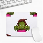 Emoji Zombie Woman Small Mousepad