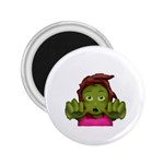 Emoji Zombie Woman 2.25  Magnet