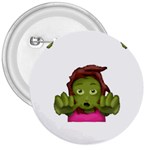 Emoji Zombie Woman 3  Button