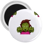 Emoji Zombie Woman 3  Magnet