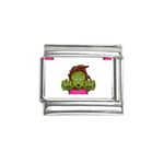 Emoji Zombie Woman Italian Charm (9mm)