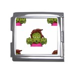 Emoji Zombie Woman Mega Link Italian Charm (18mm)