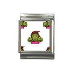 Emoji Zombie Woman Italian Charm (13mm)