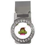 Emoji Zombie Woman Money Clip (CZ)