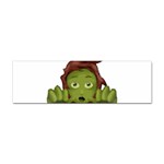 Emoji Zombie Woman Sticker (Bumper)