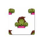 Emoji Zombie Woman Magnet (Square)