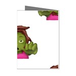 Emoji Zombie Woman Mini Greeting Cards (Pkg of 8)