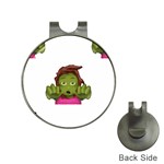 Emoji Zombie Woman Golf Ball Marker Hat Clip