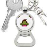 Emoji Zombie Woman Bottle Opener Key Chain