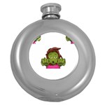 Emoji Zombie Woman Hip Flask (5 oz)