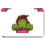 Emoji Zombie Woman Large Doormat