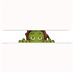 Emoji Zombie Woman Small Bar Mat