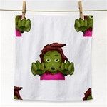 Emoji Zombie Woman Face Towel