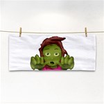 Emoji Zombie Woman Hand Towel