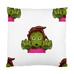 Emoji Zombie Woman Standard Cushion Case (One Side)