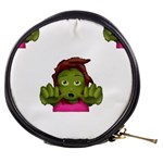 Emoji Zombie Woman Mini Makeup Bag