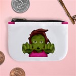 Emoji Zombie Woman Mini Coin Purse