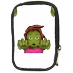 Emoji Zombie Woman Compact Camera Leather Case