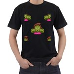 Emoji Zombie Woman Men s T-Shirt (Black)