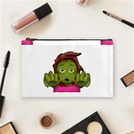 Emoji Zombie Woman Cosmetic Bag (Medium)