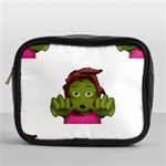 Emoji Zombie Woman Mini Toiletries Bag (One Side)