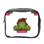 Emoji Zombie Woman Mini Toiletries Bag (Two Sides)