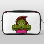 Emoji Zombie Woman Toiletries Bag (One Side)