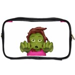 Emoji Zombie Woman Toiletries Bag (Two Sides)