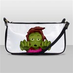 Emoji Zombie Woman Shoulder Clutch Bag