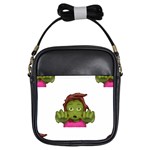 Emoji Zombie Woman Girls Sling Bag