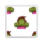 Emoji Zombie Woman Memory Card Reader (Square)