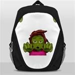 Emoji Zombie Woman Backpack Bag