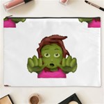 Emoji Zombie Woman Cosmetic Bag (XXXL)