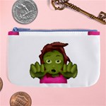 Emoji Zombie Woman Large Coin Purse