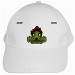 Emoji Zombie Man White Cap