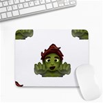 Emoji Zombie Man Small Mousepad