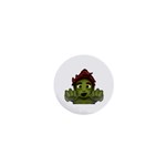 Emoji Zombie Man 1  Mini Button