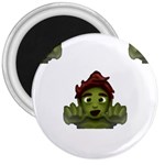 Emoji Zombie Man 3  Magnet